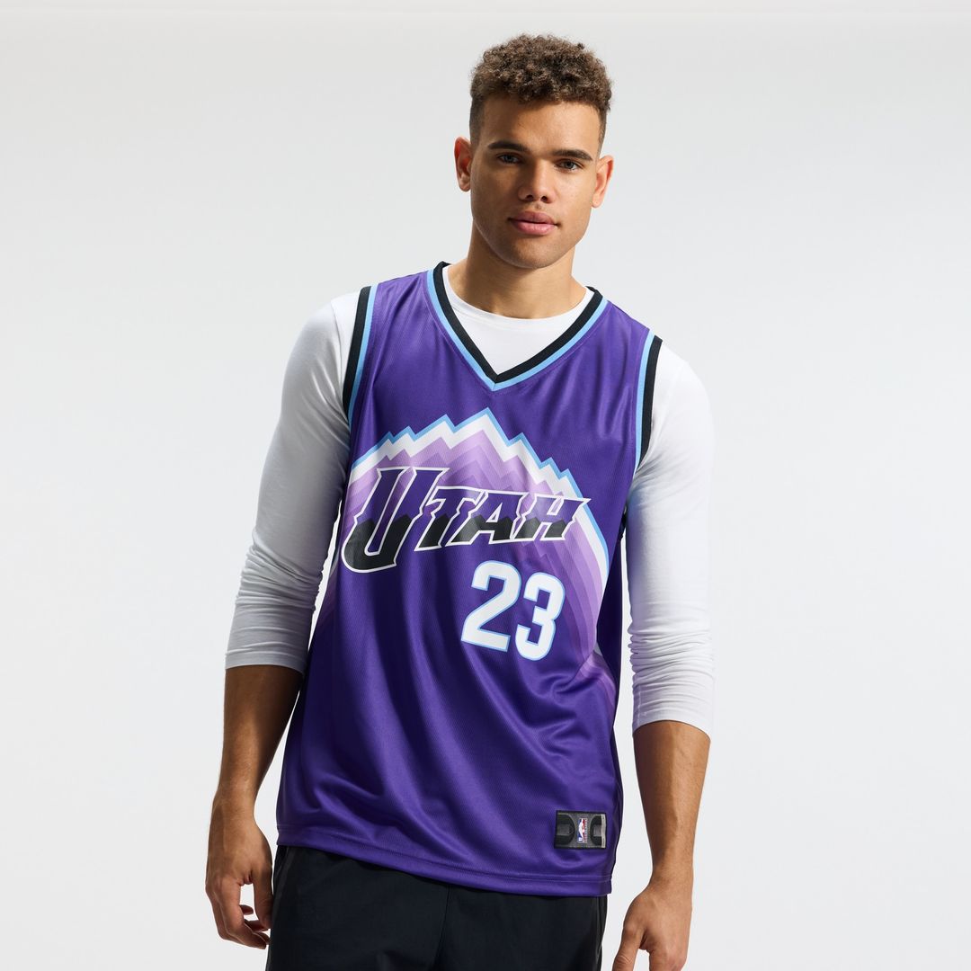 Lauri Markkanen Utah Jazz Fanatics Fast Break Replica Jersey - Icon Edition - Purple Official NBA Team Apparel Basketball Fan Gear