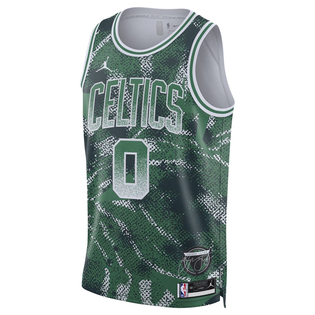 Jayson Tatum Boston Celtics Nike Unisex 2025 Select Series Swingman Player Jersey - Green Official NBA Team Apparel Basketball Fan Gear