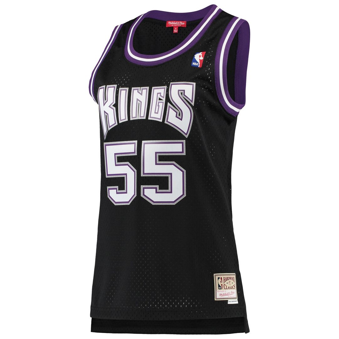 Jason Williams Sacramento Kings Mitchell & Ness Women's 2000/01 Hardwood Classics Swingman Jersey - Black Official NBA Team Apparel Basketball Fan Gea