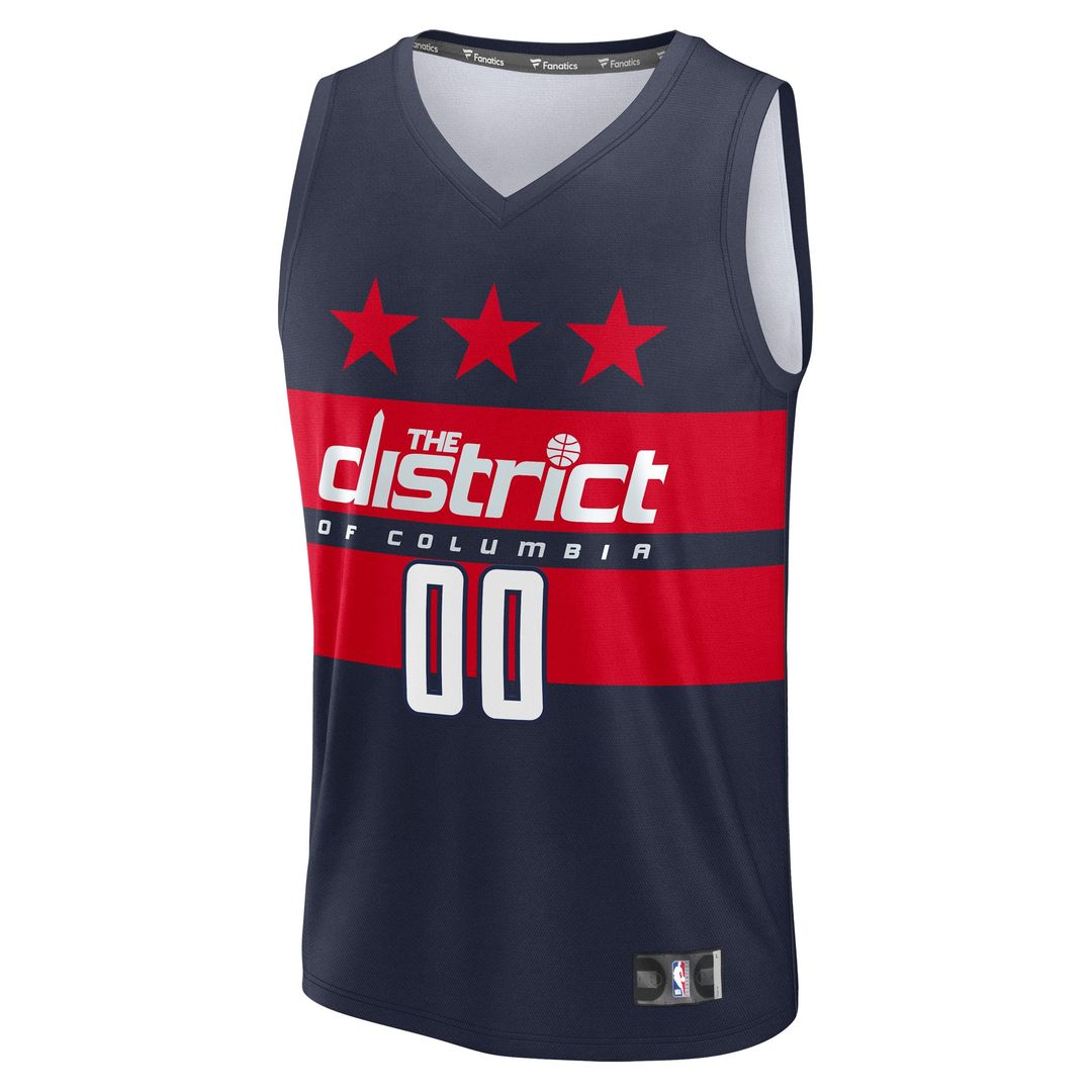 Washington Wizards Fanatics Fastbreak Custom Jersey - Red - Icon Edition Official NBA Team Apparel Basketball Fan Gear
