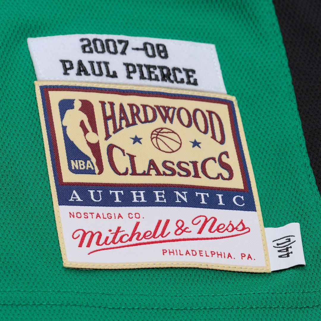 Paul Pierce Boston Celtics Mitchell & Ness 2007-08 Hardwood Classics Authentic Jersey - Kelly Green Official NBA Team Apparel Basketball Fan Gear