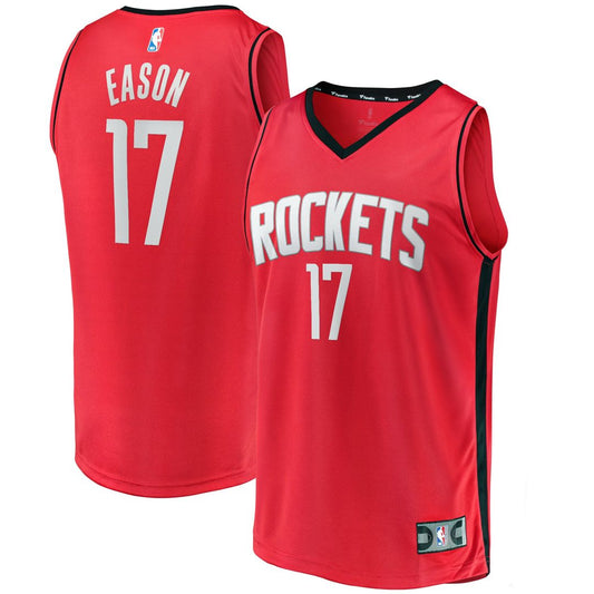 Tari Eason Houston Rockets Fanatics Fast Break Replica Player Jersey - Icon Edition - Red Official NBA Team Apparel Basketball Fan Gear