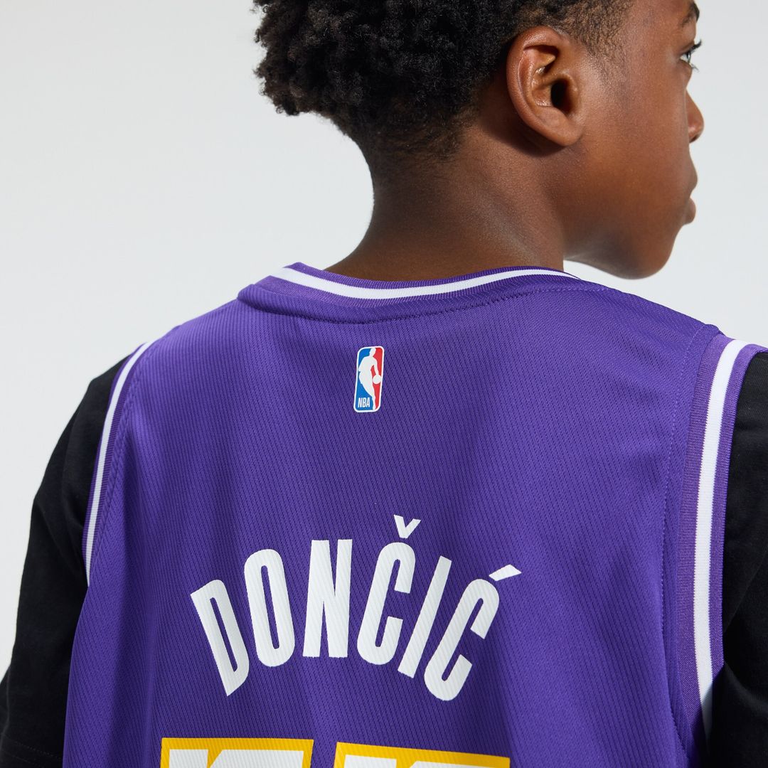 Luka Dončić Los Angeles Lakers Fanatics Youth Fast Break Jersey - Statement Edition - Purple Official NBA Team Apparel Basketball Fan Gear