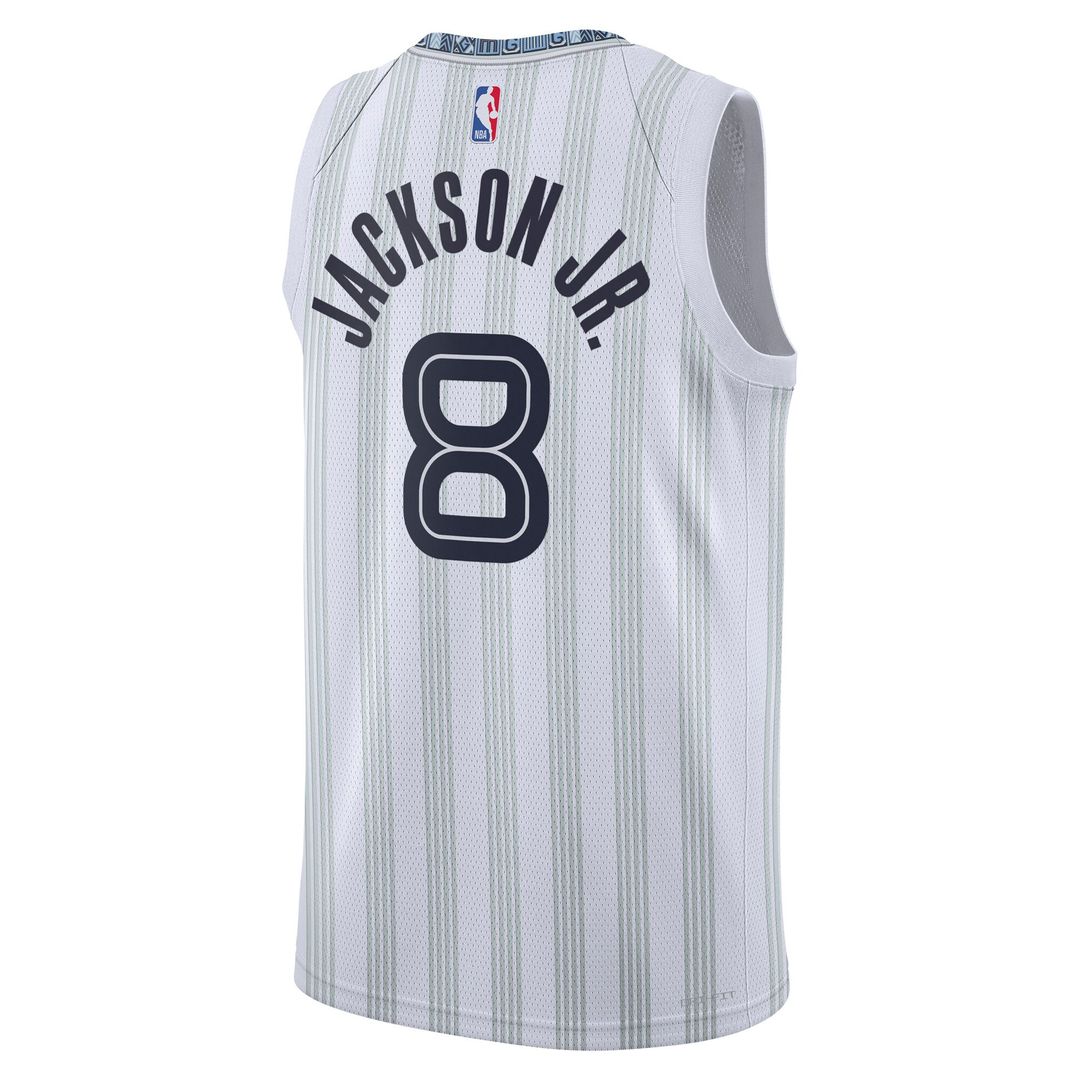 Jaren Jackson Jr. Memphis Grizzlies Nike Unisex 2025/26 Swingman Jersey - White - City Edition Official NBA Team Apparel Basketball Fan Gear