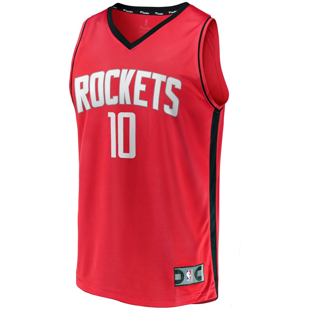 Jabari Smith Jr. Houston Rockets Fanatics Fast Break Replica Player Jersey - Icon Edition - Red Official NBA Team Apparel Basketball Fan Gear
