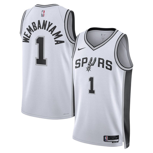 Victor Wembanyama San Antonio Spurs Nike Unisex Swingman Jersey - Association Edition - White Official NBA Team Apparel Basketball Fan Gear