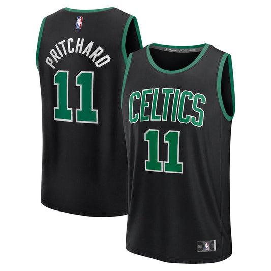 Payton Pritchard Boston Celtics Fanatics Fast Break Replica Player Jersey - Statement Edition - Black Official NBA Team Apparel Basketball Fan Gear