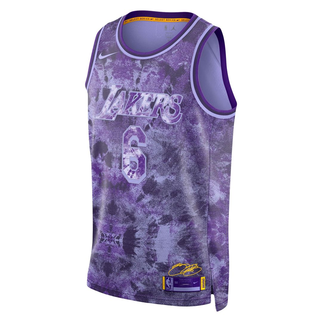 LeBron James Los Angeles Lakers Nike Unisex Select Series Swingman Jersey - Purple Official NBA Team Apparel Basketball Fan Gear