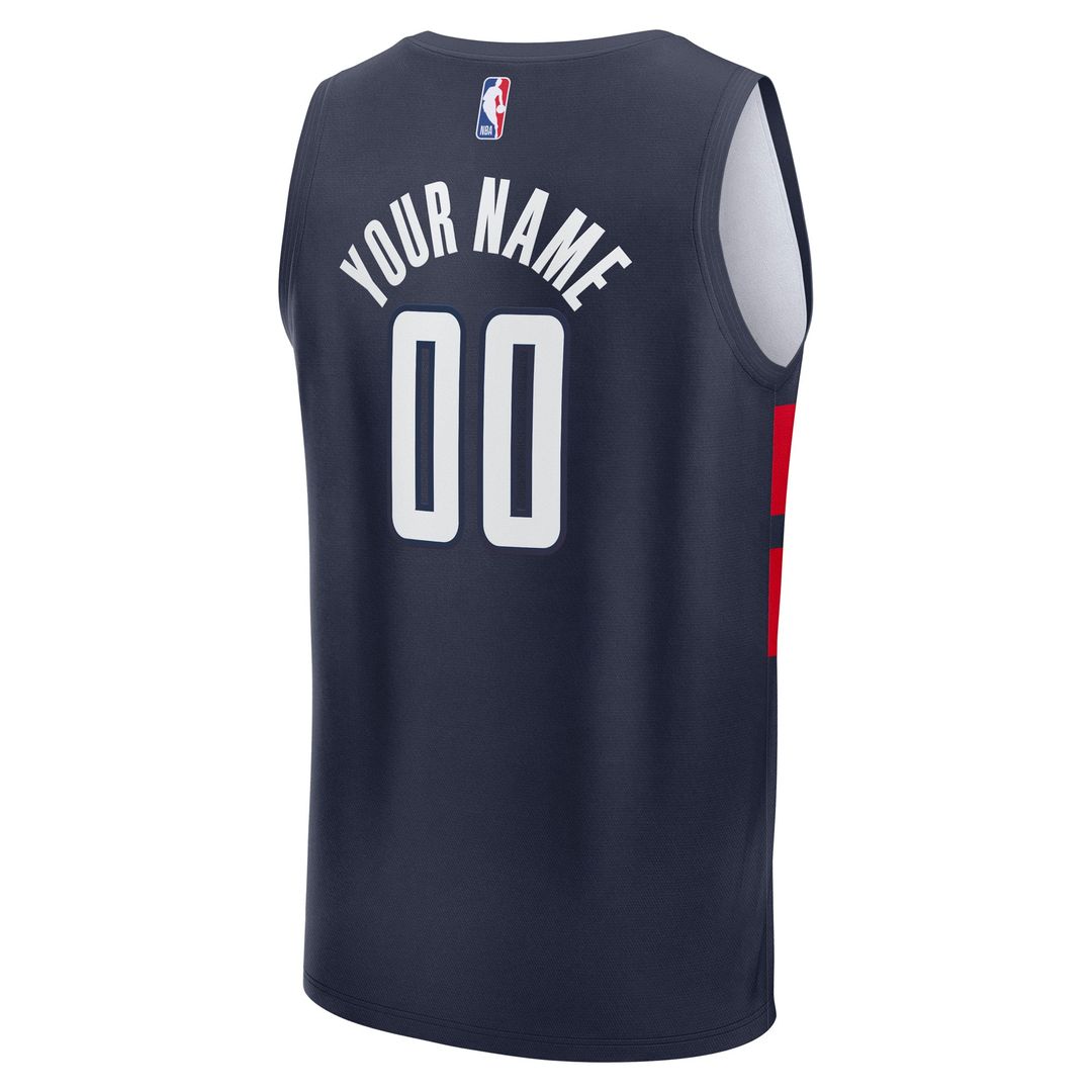 Washington Wizards Fanatics Fastbreak Custom Jersey - Red - Icon Edition Official NBA Team Apparel Basketball Fan Gear