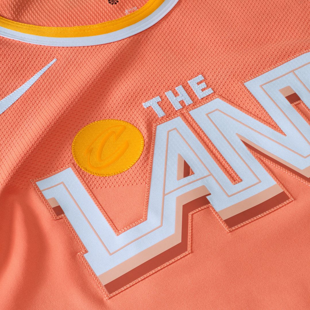 Donovan Mitchell Cleveland Cavaliers Nike Unisex 2025/26 Authentic Jersey - City Edition - Orange Official NBA Team Apparel Basketball Fan Gear