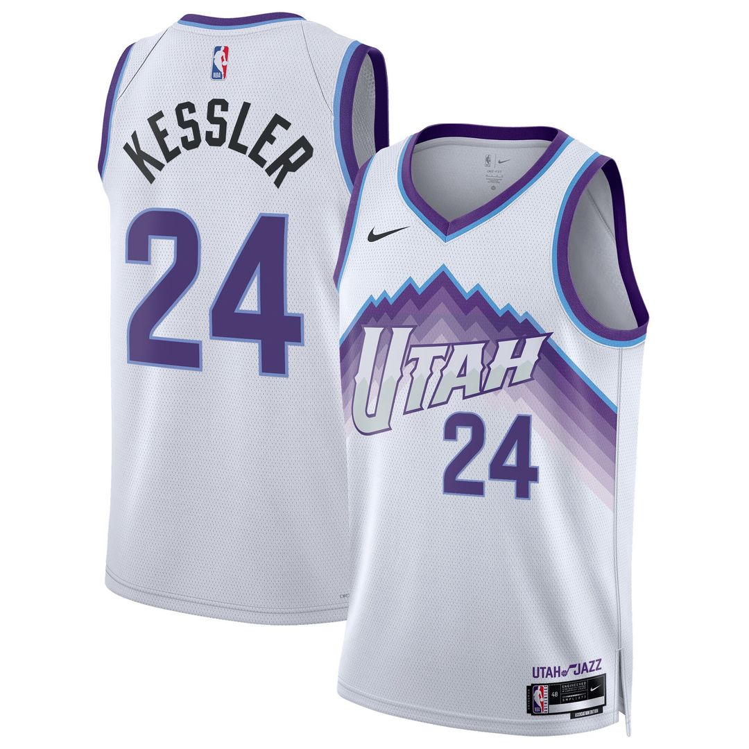 Walker Kessler Utah Jazz Nike Unisex Swingman Jersey - Association Edition - White Official NBA Team Apparel Basketball Fan Gear