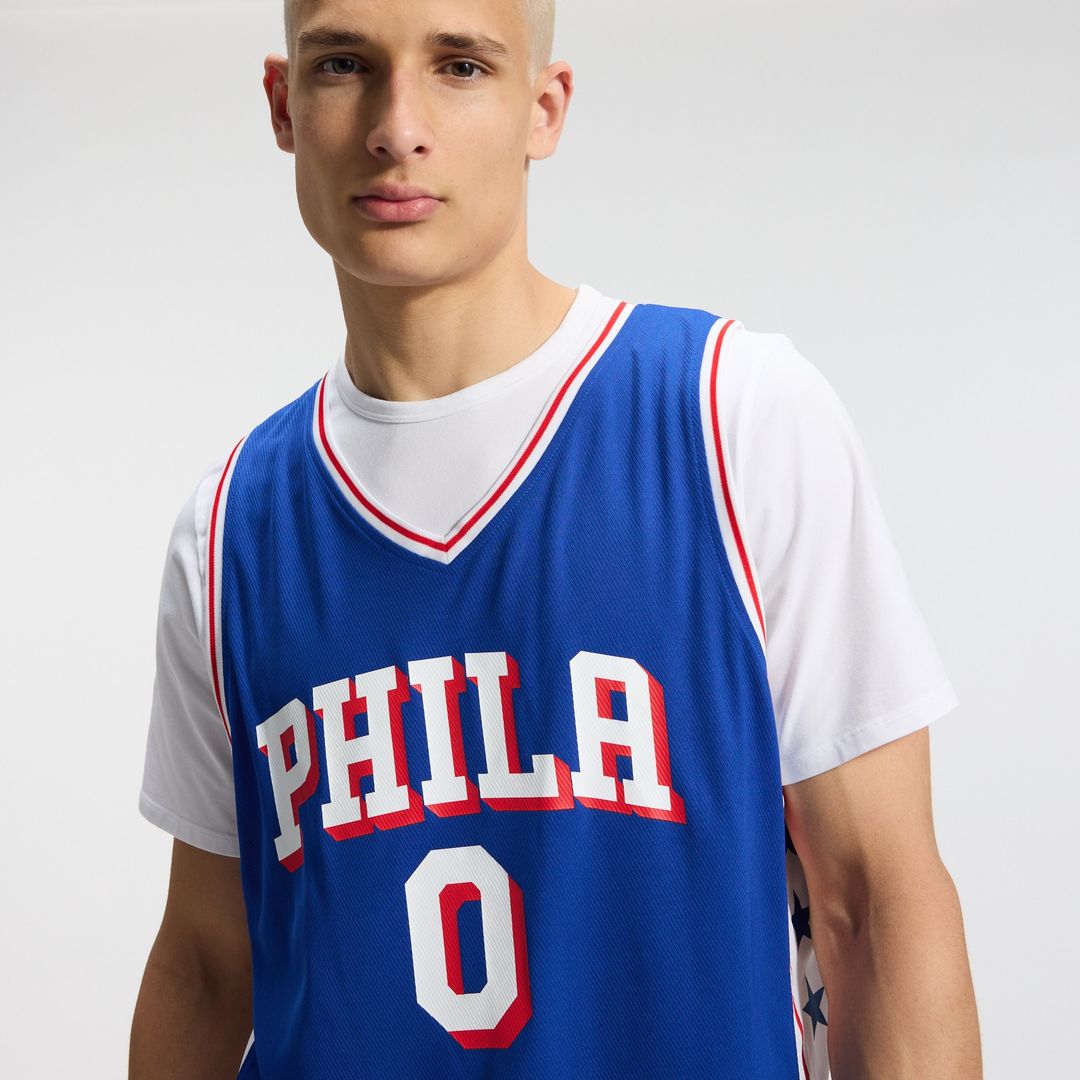 Tyrese Maxey Philadelphia 76ers Fanatics Fast Break Replica Player Jersey - Icon Edition - Royal Official NBA Team Apparel Basketball Fan Gear