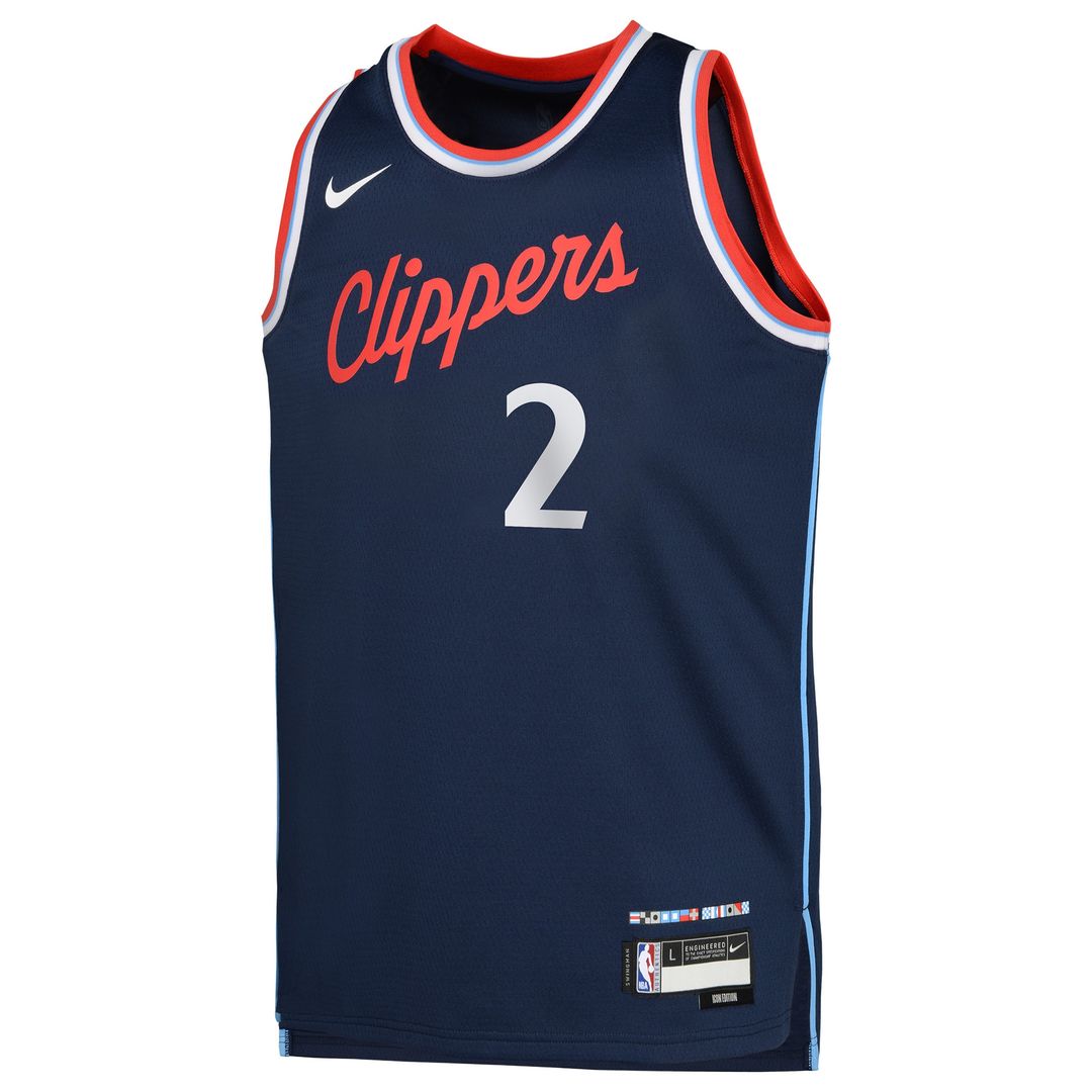 Kawhi Leonard LA Clippers Nike Youth Swingman Jersey - Icon Edition - Royal Official NBA Team Apparel Basketball Fan Gear