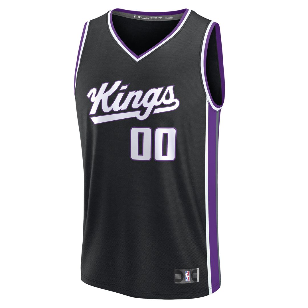 Sacramento Kings Fanatics Youth Fast Break Custom Replica Jersey - Purple - Statement Edition Official NBA Team Apparel Basketball Fan Gear