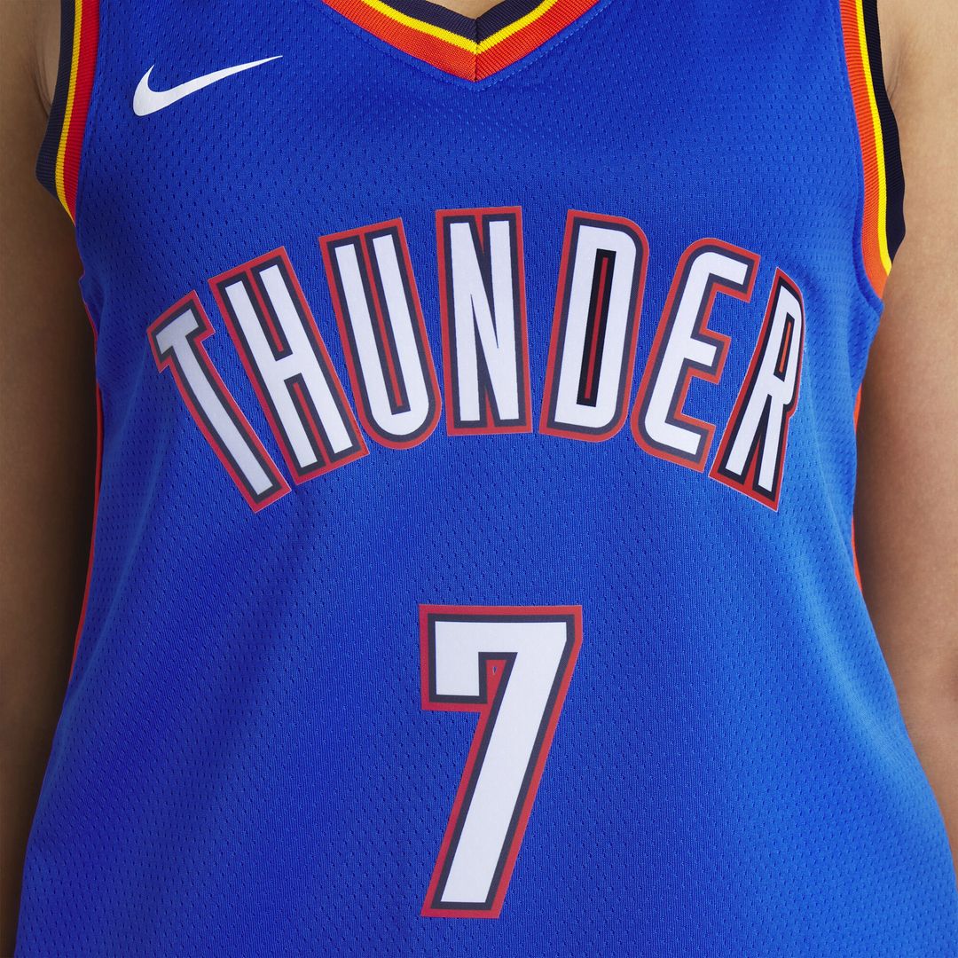 Chet Holmgren Oklahoma City Thunder Nike Unisex 2022 NBA Draft First Round Pick Player Swingman Jersey - Icon Edition - Blue Official NBA Team Apparel