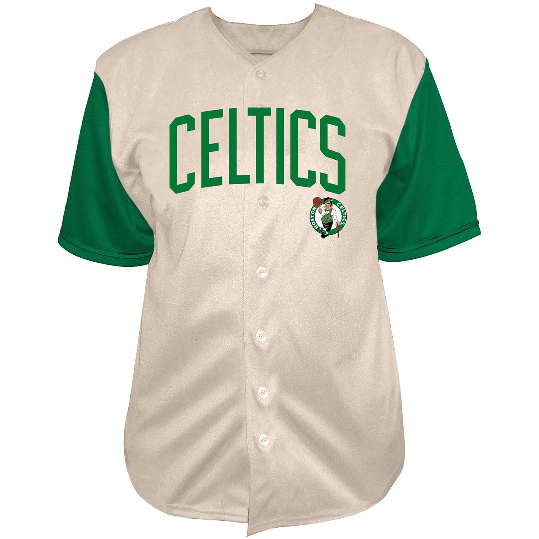 Jayson Tatum Boston Celtics Fanatics Baseball Jersey - Cream Official NBA Team Apparel Basketball Fan Gear