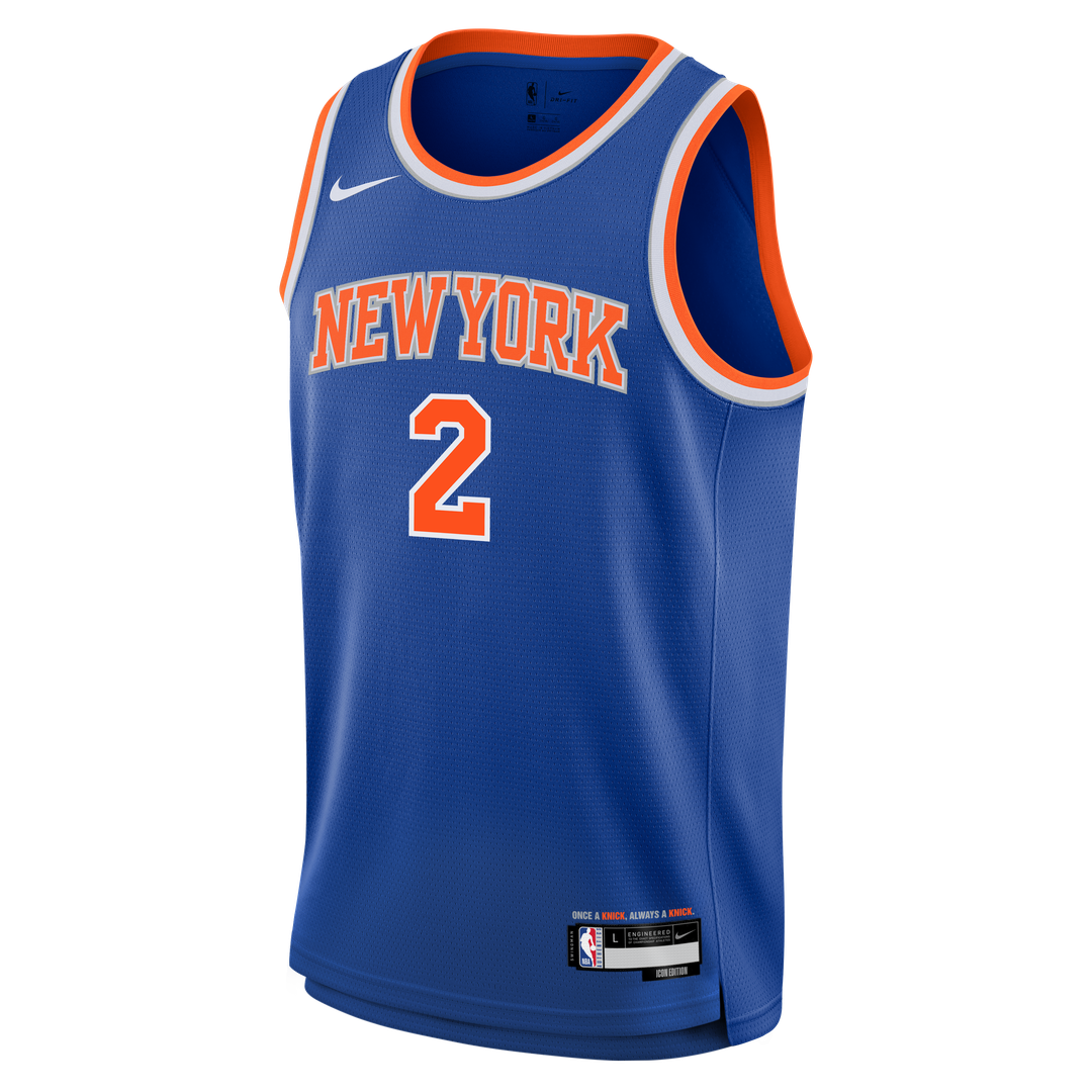Miles McBride New York Knicks Nike Youth Swingman Jersey - Icon Edition - Blue Official NBA Team Apparel Basketball Fan Gear