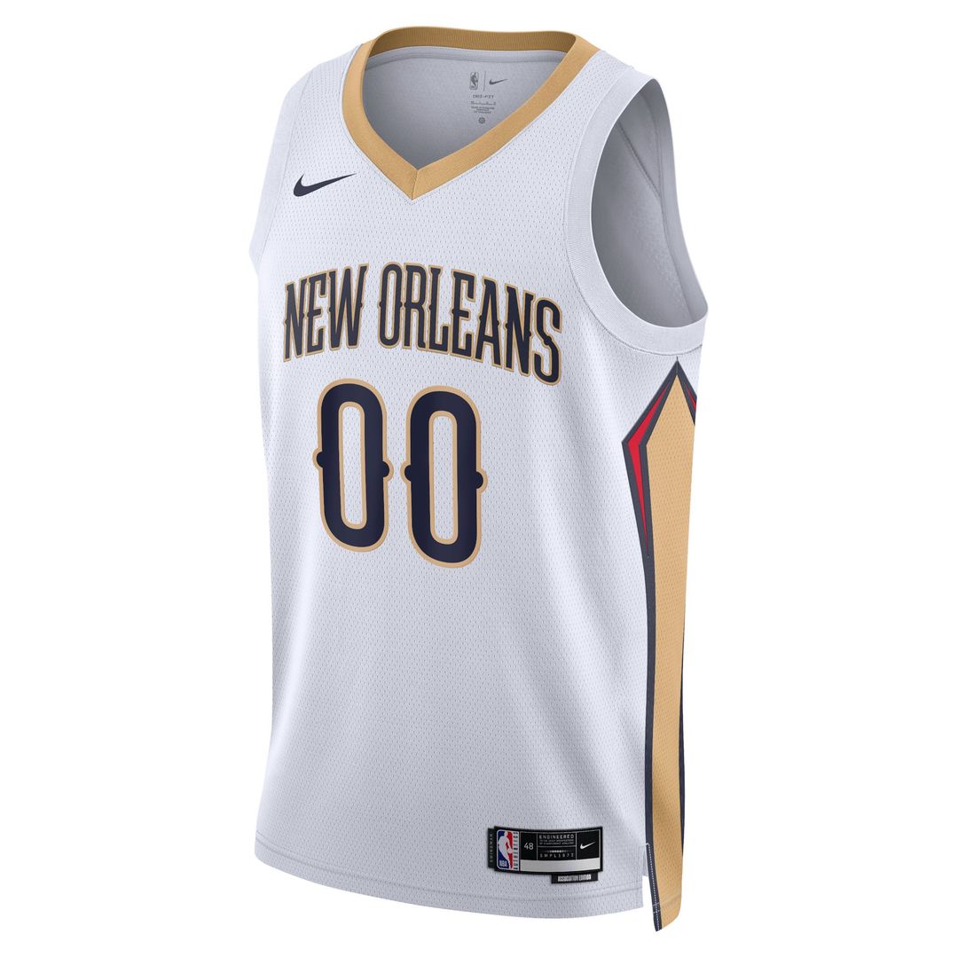 New Orleans Pelicans Nike Unisex 2022/23 Swingman Custom Jersey Navy - Icon Edition Official NBA Team Apparel Basketball Fan Gear