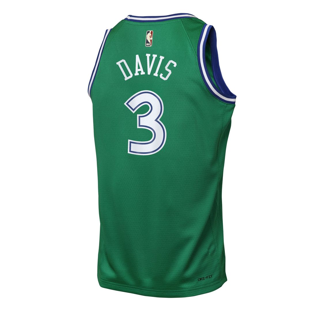 Anthony Davis Dallas Mavericks Nike Youth Swingman Jersey - Classic Edition - Green Official NBA Team Apparel Basketball Fan Gear