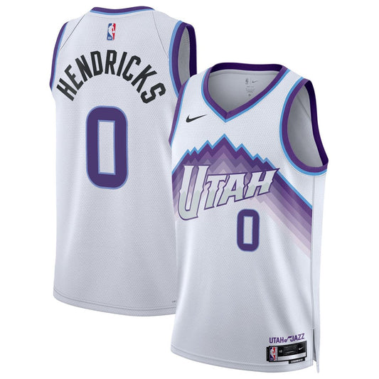 Taylor Hendricks Utah Jazz Nike Unisex Swingman Jersey - Association Edition - White Official NBA Team Apparel Basketball Fan Gear