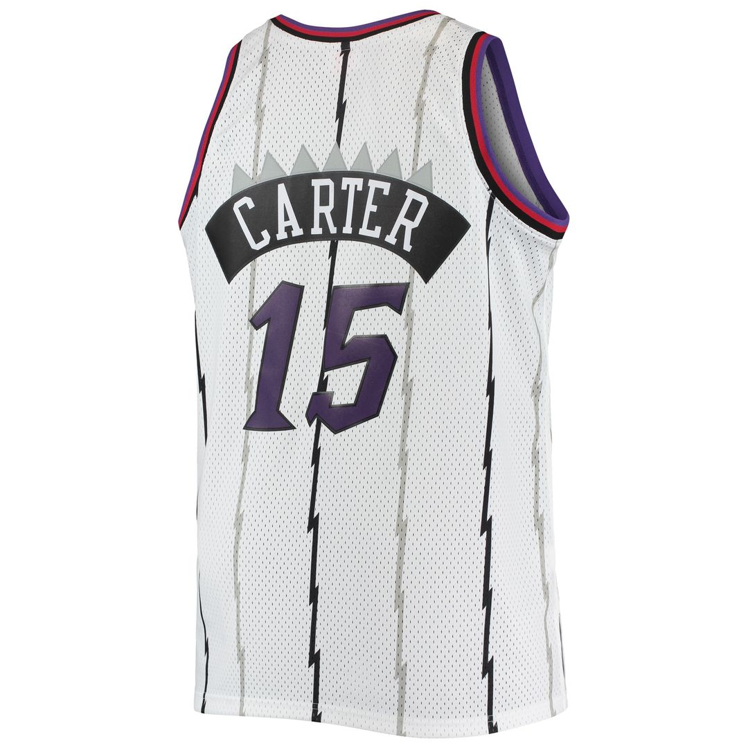 Vince Carter Toronto Raptors Mitchell & Ness 1998/99 Big & Tall Hardwood Classics Swingman Jersey - Purple Official NBA Team Apparel Basketball Fan Ge