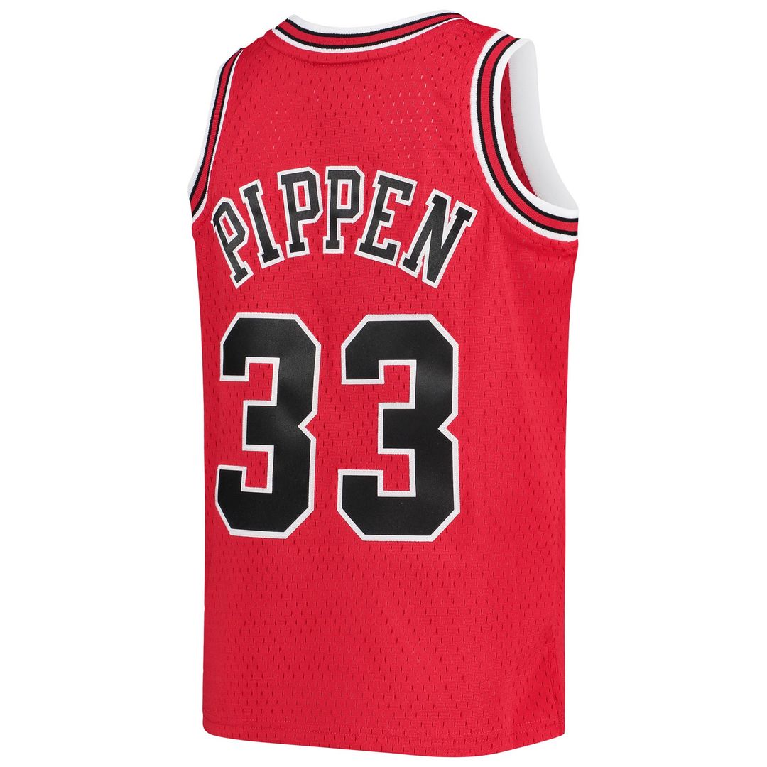 Scottie Pippen Chicago Bulls Mitchell & Ness Youth 1997-98 Hardwood Classics Swingman Jersey - Red Official NBA Team Apparel Basketball Fan Gear