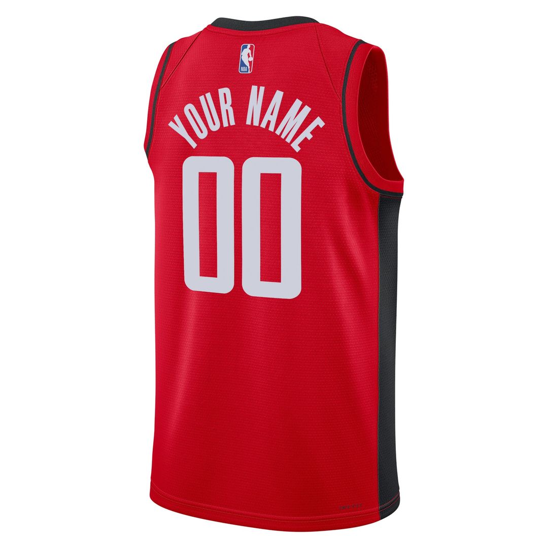 Houston Rockets Nike Unisex Swingman Custom Jersey White - Association Edition Official NBA Team Apparel Basketball Fan Gear