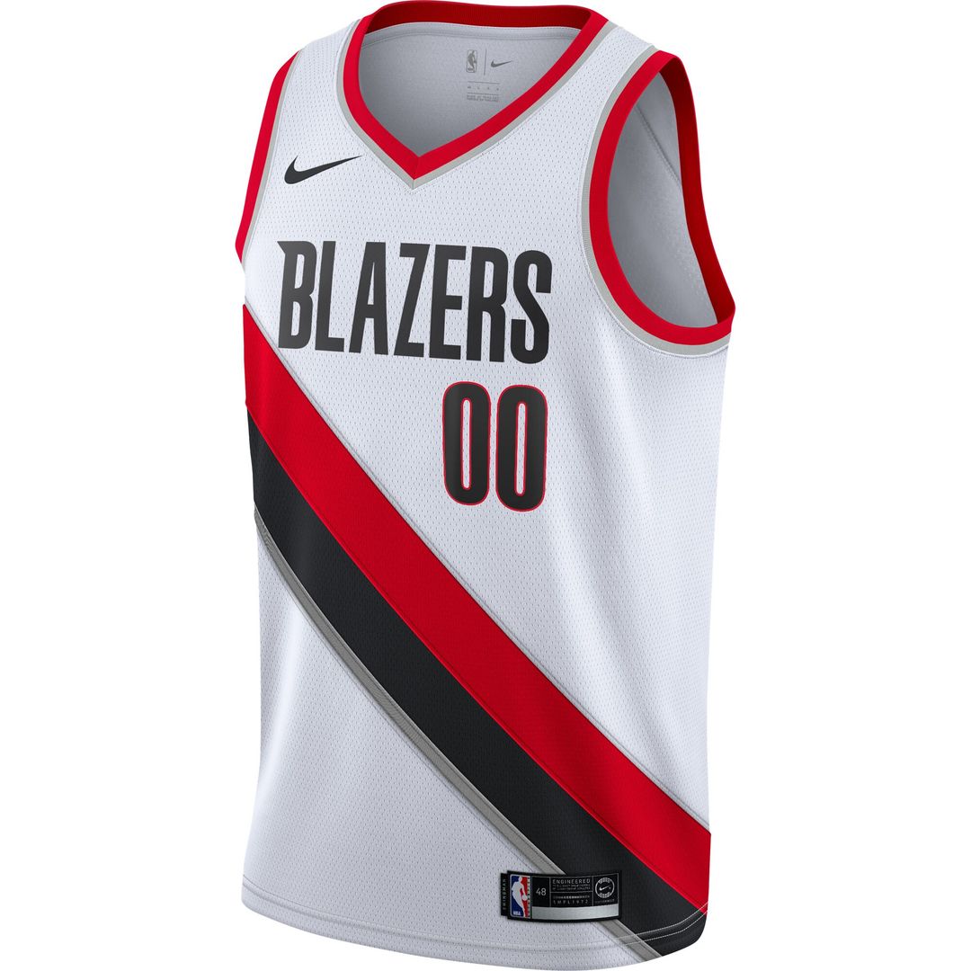 Portland Trail Blazers Nike 2020/21 Swingman Custom Jersey - Icon Edition - Black Official NBA Team Apparel Basketball Fan Gear