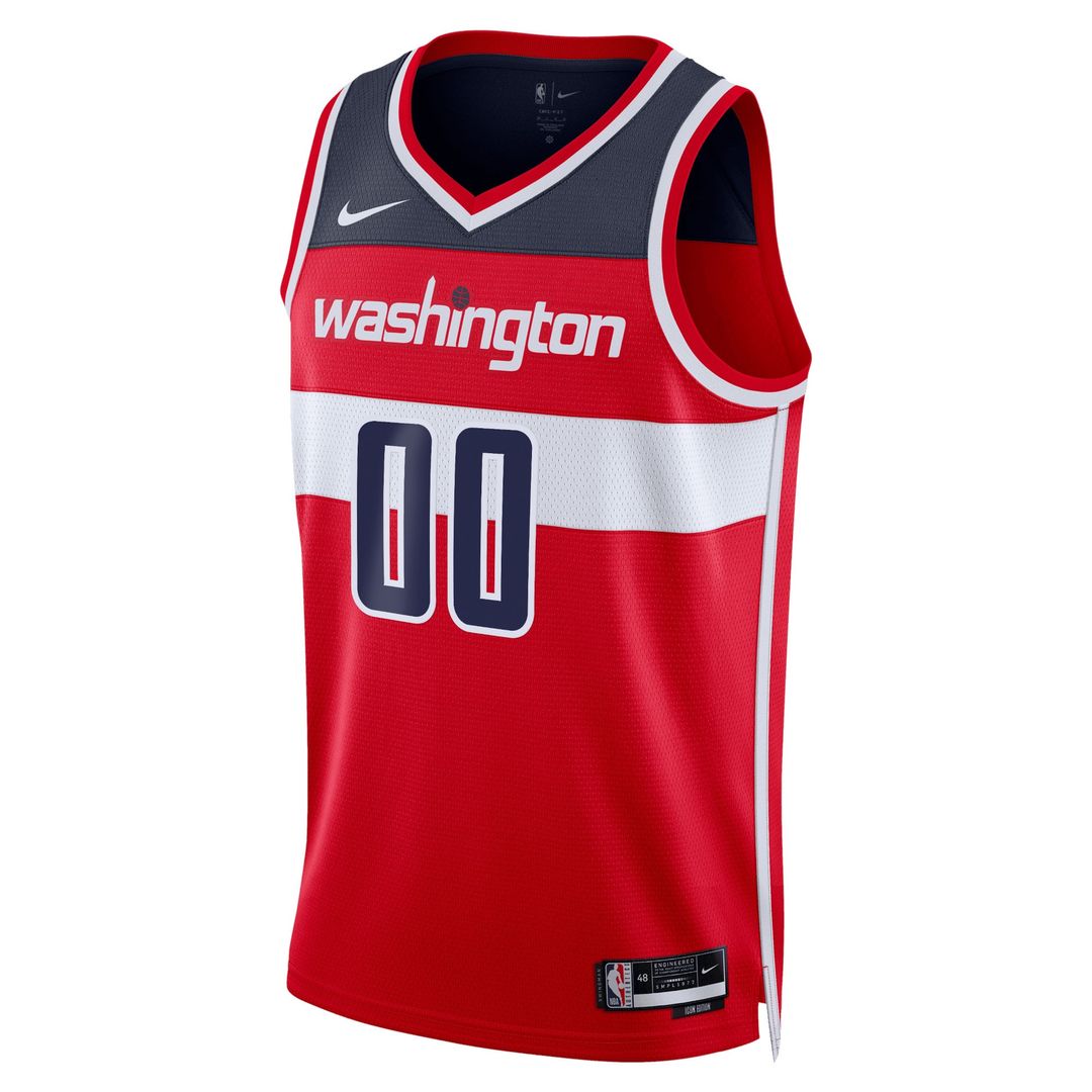 Washington Wizards Nike Unisex Swingman Custom Jersey White - Association Edition Official NBA Team Apparel Basketball Fan Gear