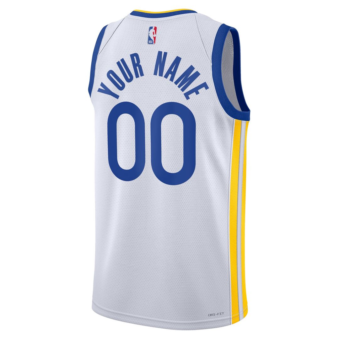 Golden State Warriors Nike Unisex Swingman Custom Jersey Royal - Icon Edition Official NBA Team Apparel Basketball Fan Gear