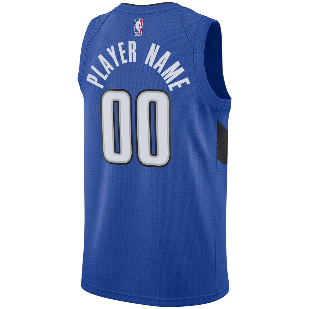 Orlando Magic Jordan Brand Swingman Custom Jersey - Statement Edition - Blue Official NBA Team Apparel Basketball Fan Gear