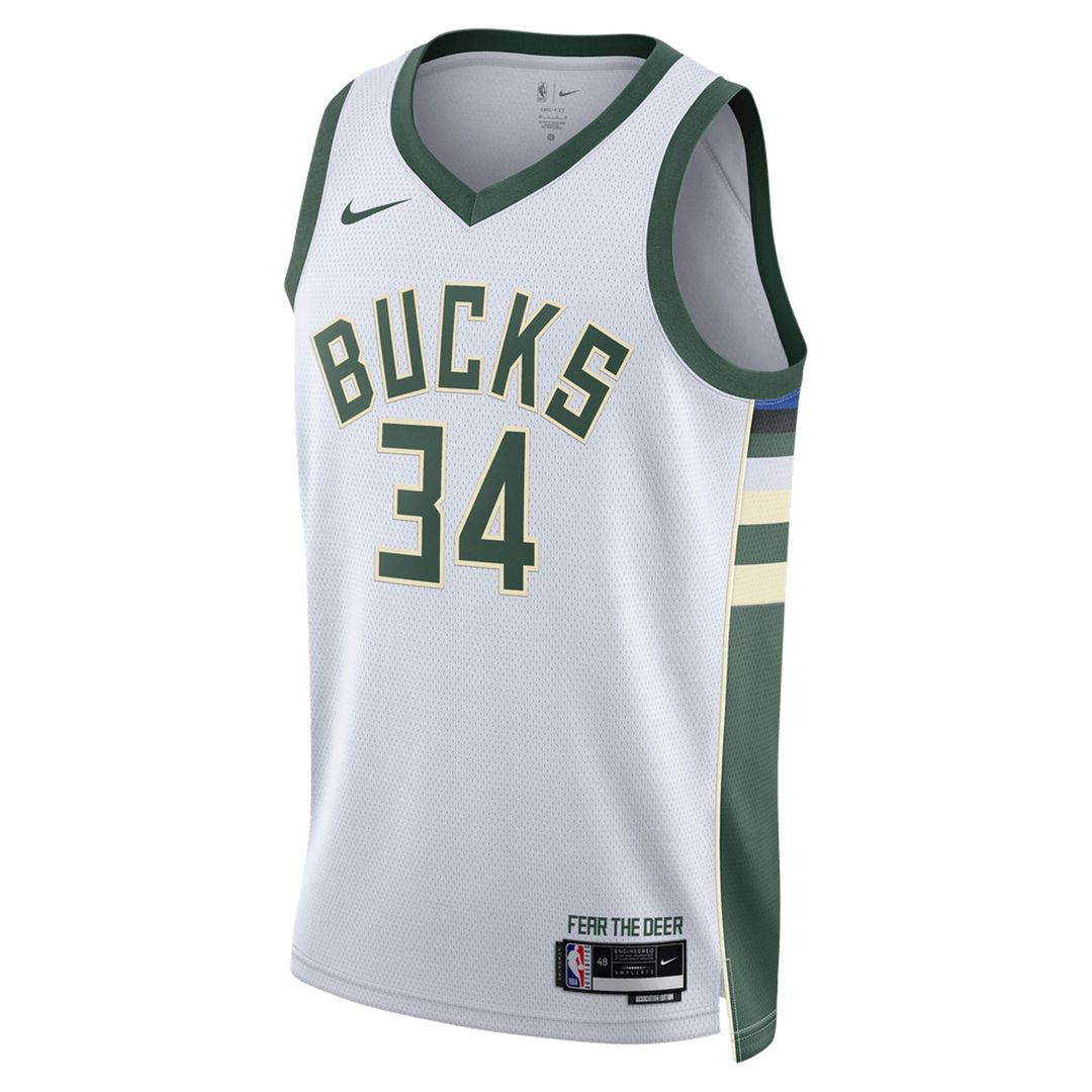 Giannis Antetokounmpo Milwaukee Bucks Nike Unisex Swingman Jersey - Icon Edition - Hunter Green Official NBA Team Apparel Basketball Fan Gear