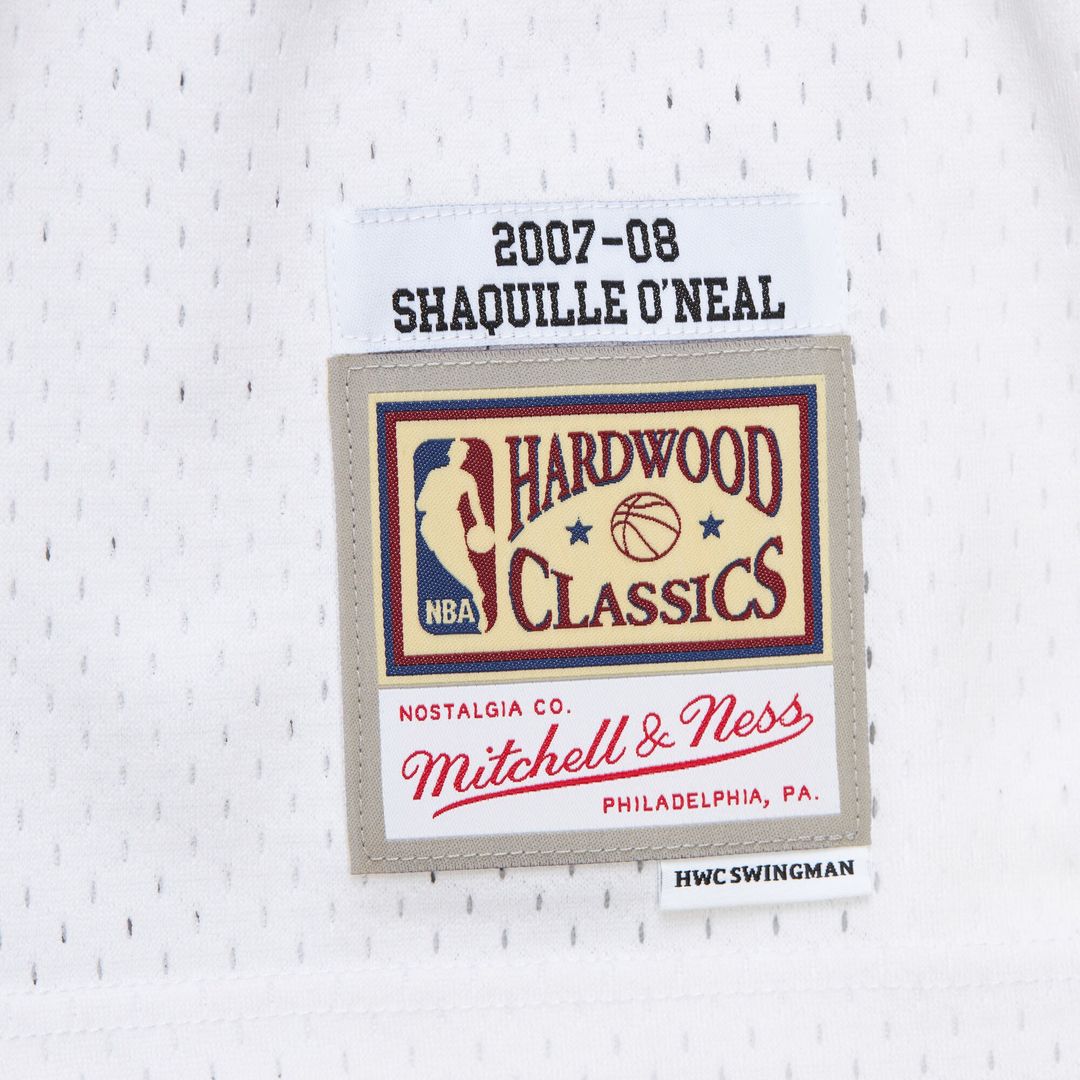 Shaquille O'Neal Miami Heat Mitchell & Ness 2007/08 Hardwood Classics Swingman Jersey - White Official NBA Team Apparel Basketball Fan Gear
