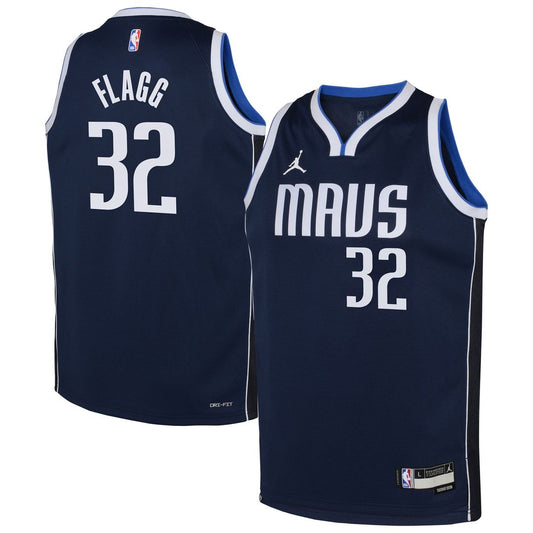 Cooper Flagg Dallas Mavericks Jordan Brand Youth Swingman Jersey - Statement Edition - Navy Official NBA Team Apparel Basketball Fan Gear