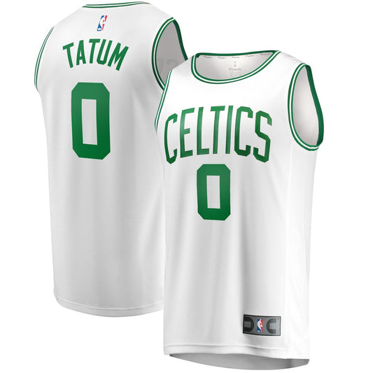 Jayson Tatum Boston Celtics Fanatics Fast Break Replica Away Jersey White - Association Edition Official NBA Team Apparel Basketball Fan Gear