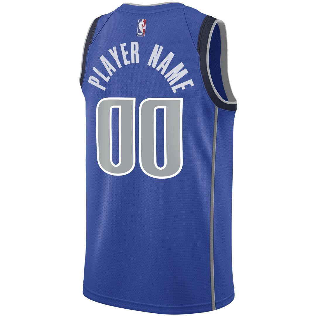 Dallas Mavericks Nike 2020/21 Swingman Custom Jersey - Association Edition - White Official NBA Team Apparel Basketball Fan Gear