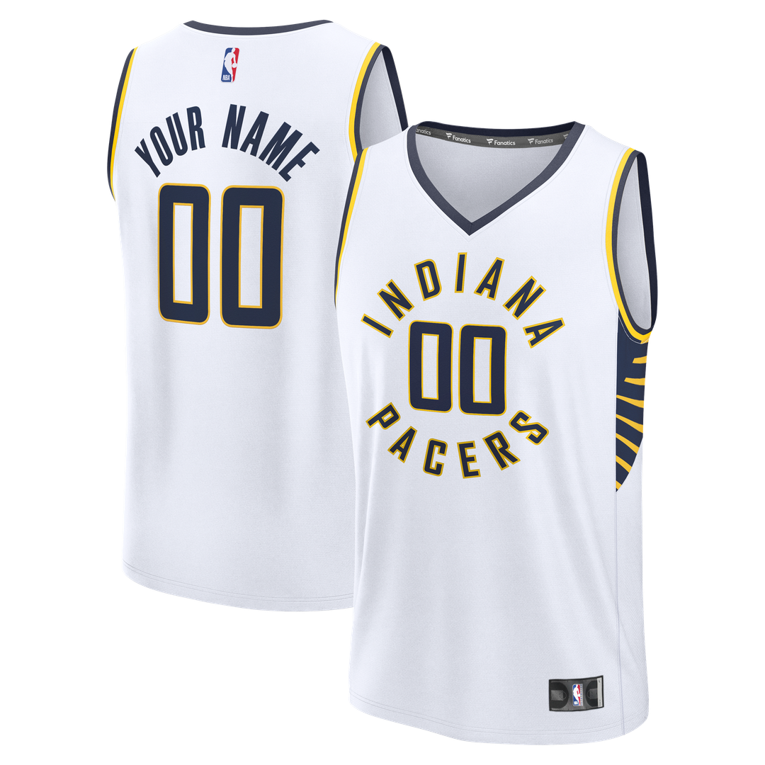 Indiana Pacers Fanatics Fast Break Custom Jersey - Icon Edition - Navy Official NBA Team Apparel Basketball Fan Gear