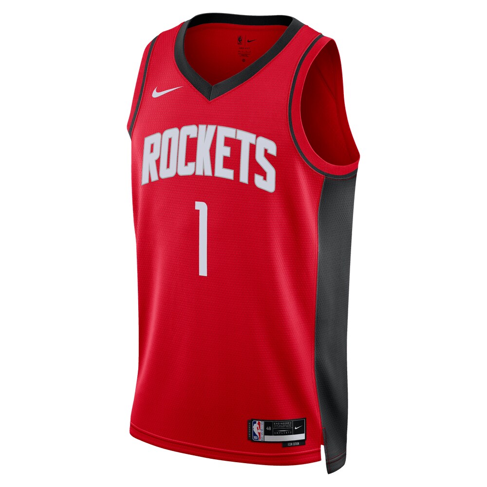 Jabari Smith Jr. Houston Rockets Nike Unisex 2022 NBA Draft First Round Pick Swingman Jersey - Icon Edition - Red Official NBA Team Apparel Basketball