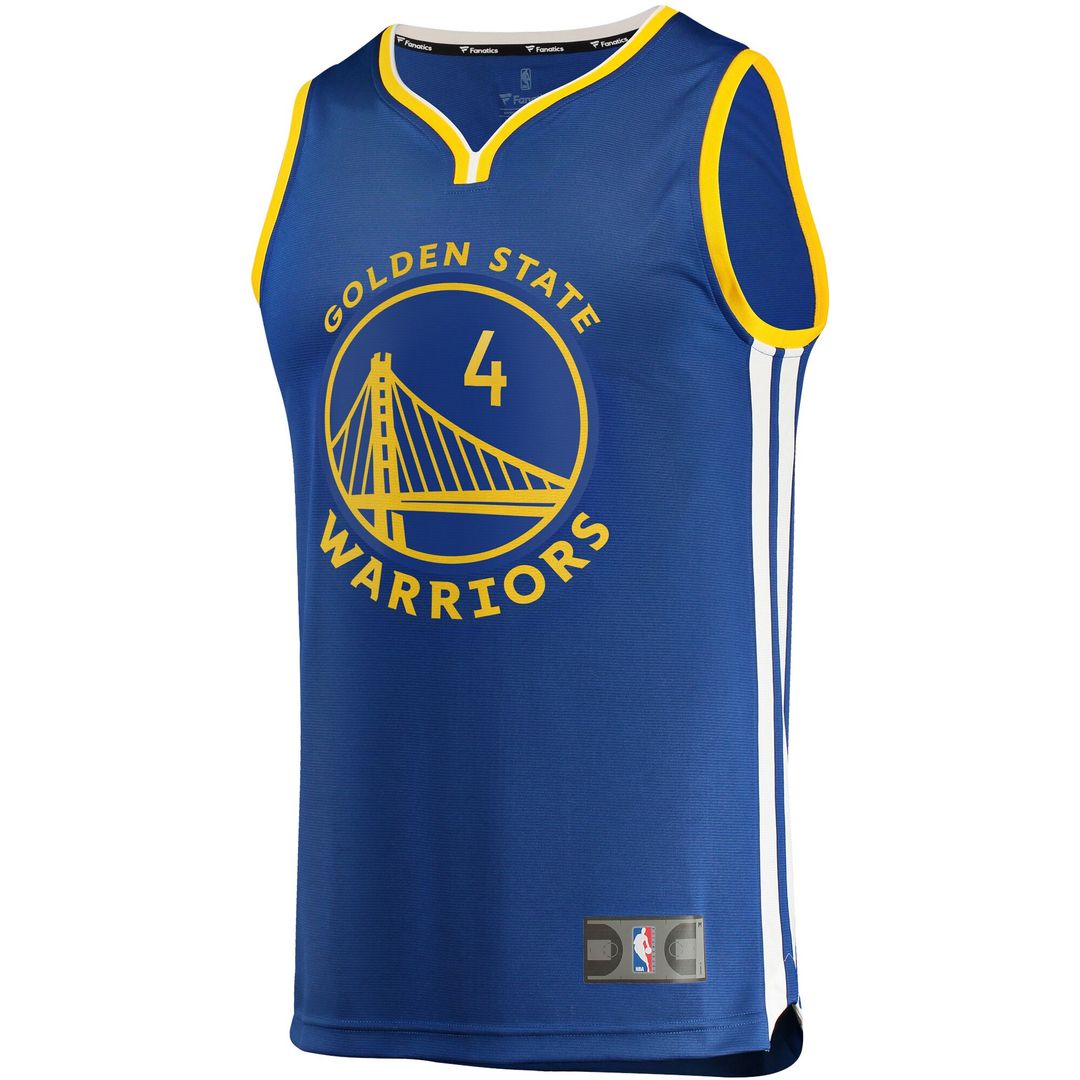 Moses Moody Golden State Warriors Fanatics Fast Break Replica Jersey - Icon Edition - Royal Official NBA Team Apparel Basketball Fan Gear
