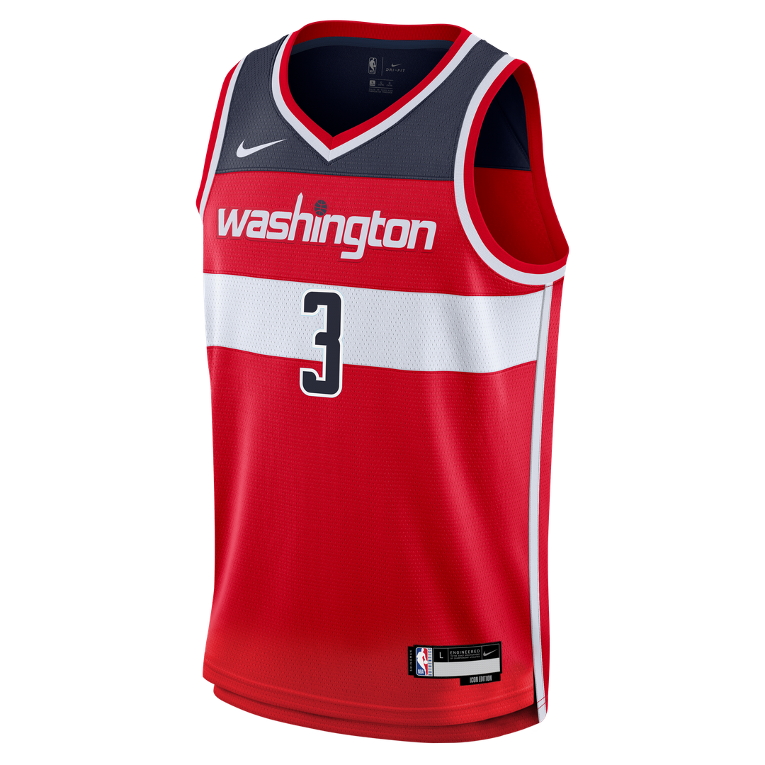 Trae Young Washington Wizards Nike Youth Swingman Jersey - Icon Edition - Red Official NBA Team Apparel Basketball Fan Gear