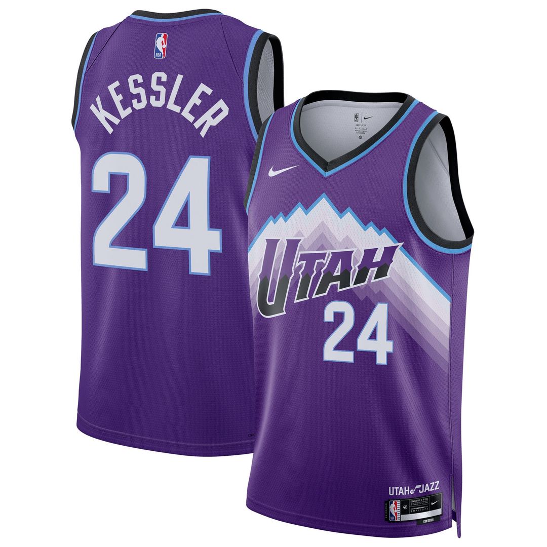 Walker Kessler Utah Jazz Nike Unisex Swingman Jersey - Icon Edition - Purple Official NBA Team Apparel Basketball Fan Gear