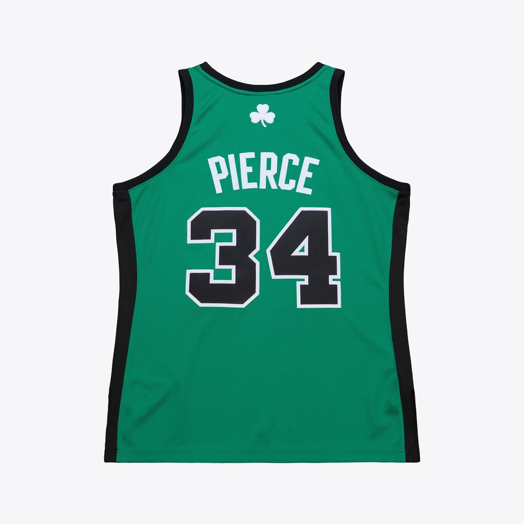 Paul Pierce Boston Celtics Mitchell & Ness 2007-08 Hardwood Classics Authentic Jersey - Kelly Green Official NBA Team Apparel Basketball Fan Gear