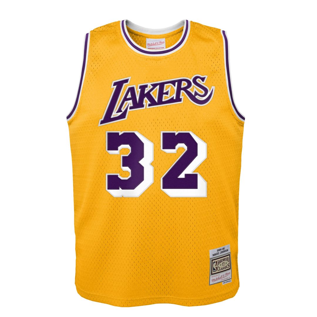 Magic Johnson Los Angeles Lakers Toddler 1984/85 Swingman Jersey - Gold Official NBA Team Apparel Basketball Fan Gear