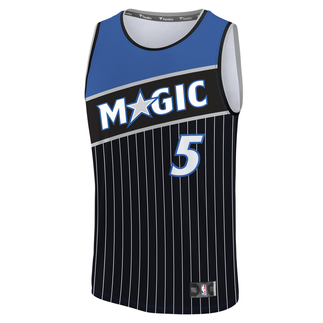 Paolo Banchero Orlando Magic Fanatics Fast Break Jersey - Statement Edition - Black Official NBA Team Apparel Basketball Fan Gear