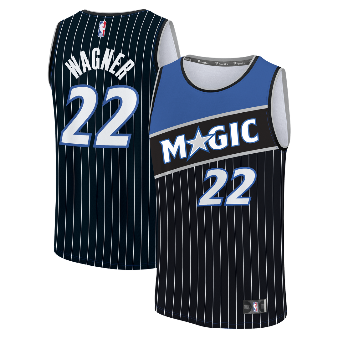 Franz Wagner Orlando Magic Fanatics Fast Break Jersey - Statement Edition - Black Official NBA Team Apparel Basketball Fan Gear