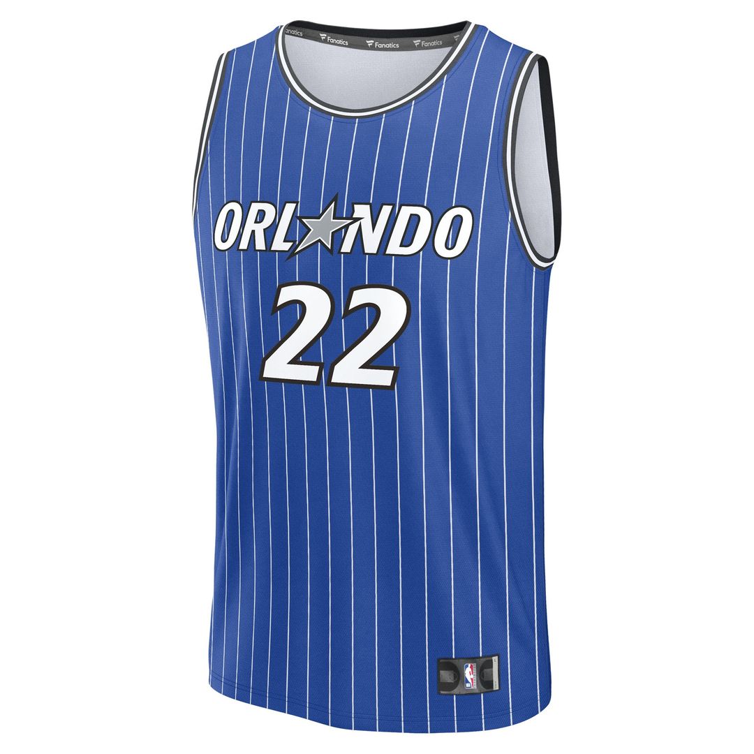 Franz Wagner Orlando Magic Fanatics Youth Fast Break Replica Player Jersey - Icon Edition - Blue Official NBA Team Apparel Basketball Fan Gear