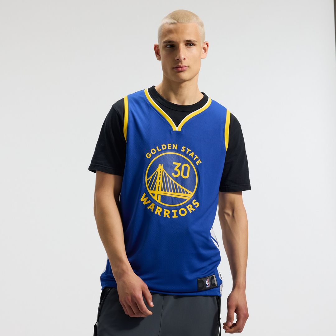 Stephen Curry Golden State Warriors Fanatics Fast Break Replica Jersey - Icon Edition - Royal Official NBA Team Apparel Basketball Fan Gear