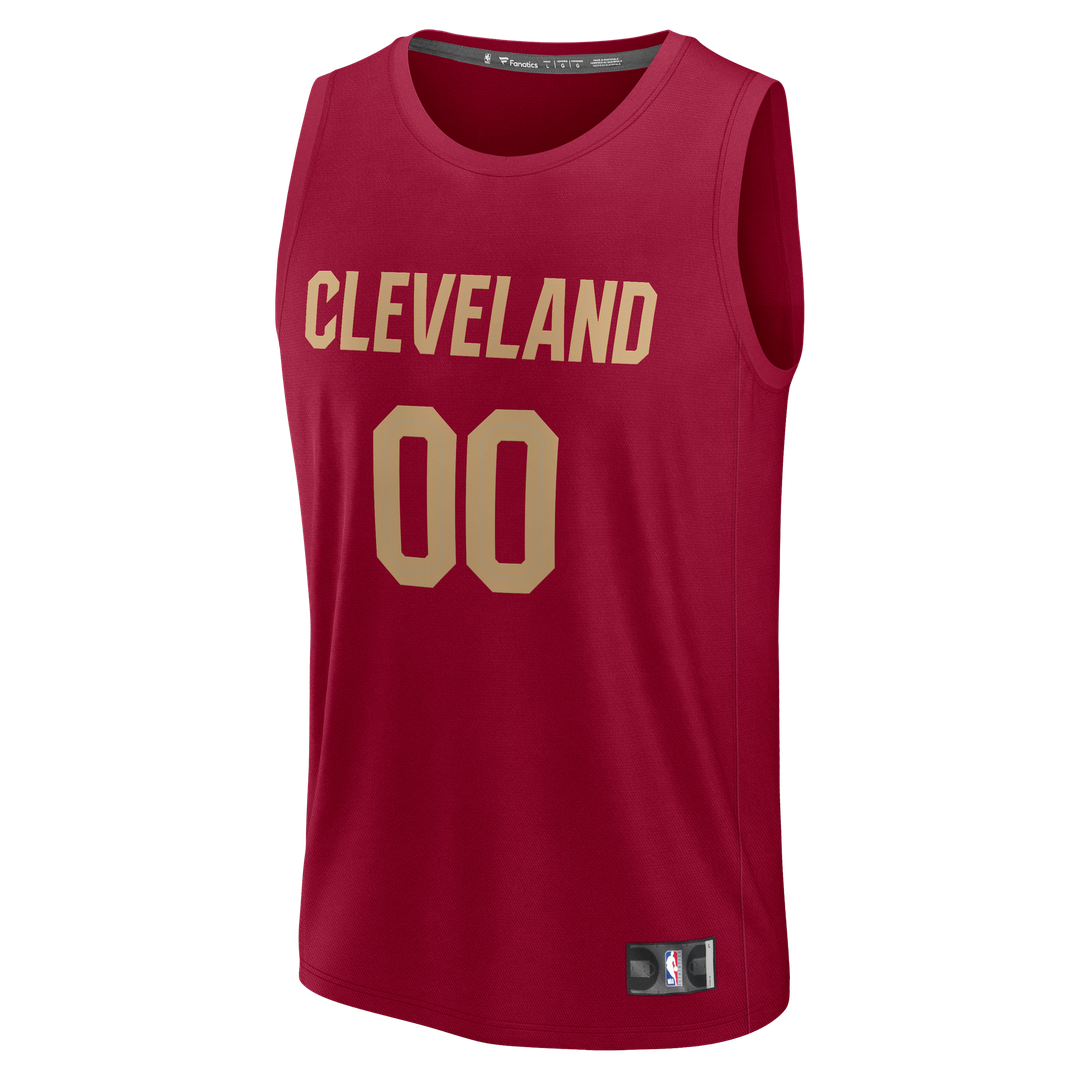 Cleveland Cavaliers Fanatics Youth Fast Break Custom Jersey - Icon Edition - Red Official NBA Team Apparel Basketball Fan Gear