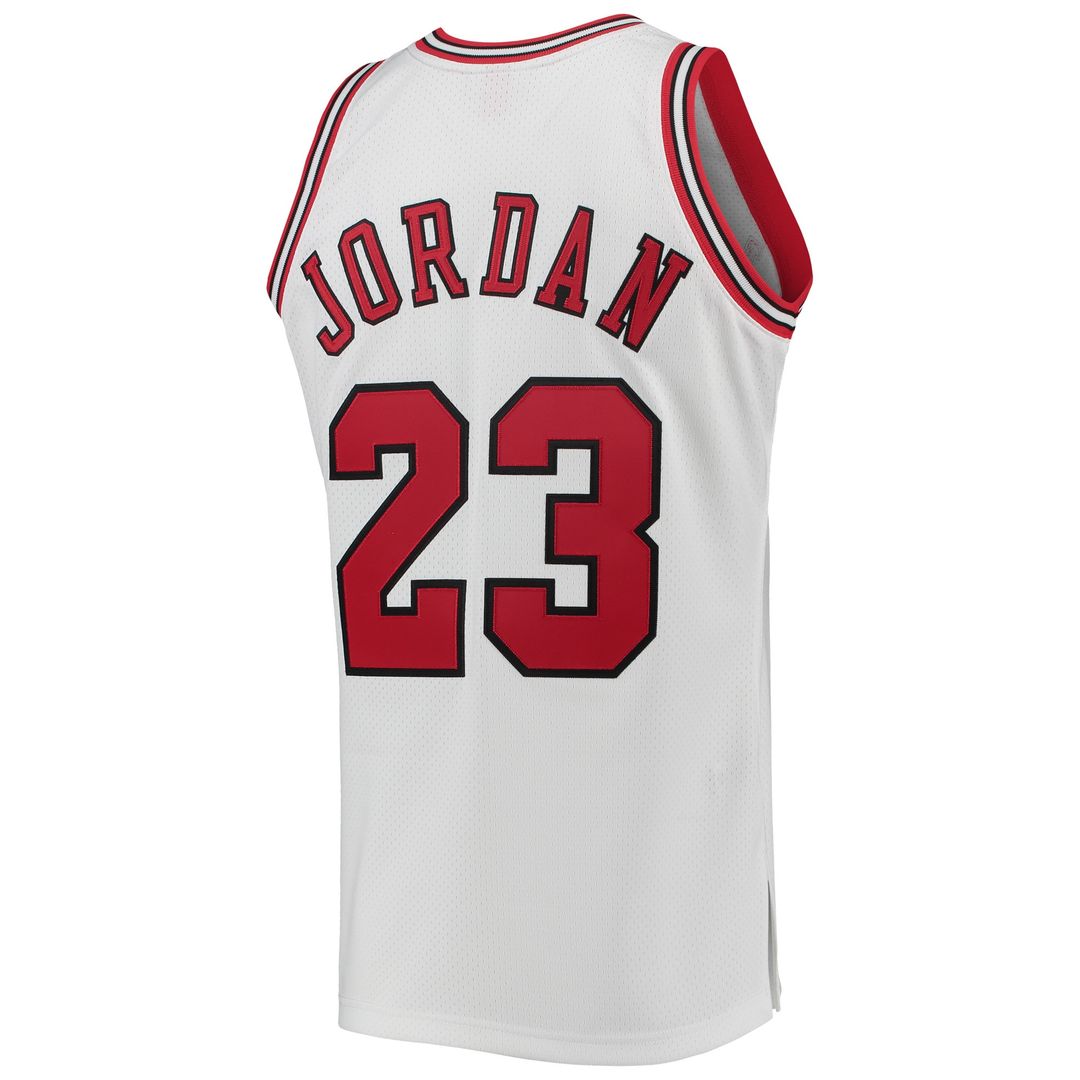 Michael Jordan Chicago Bulls Mitchell & Ness 1997 NBA All-Star Game Hardwood Classics Authentic Jersey - White Official NBA Team Apparel Basketball Fa