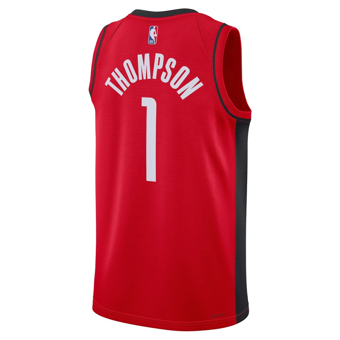 Amen Thompson Houston Rockets Nike Unisex Swingman Player Jersey - Icon Edition - Red Official NBA Team Apparel Basketball Fan Gear